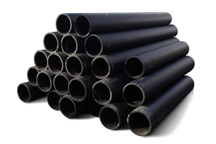 Seamless carbon steel pipe section